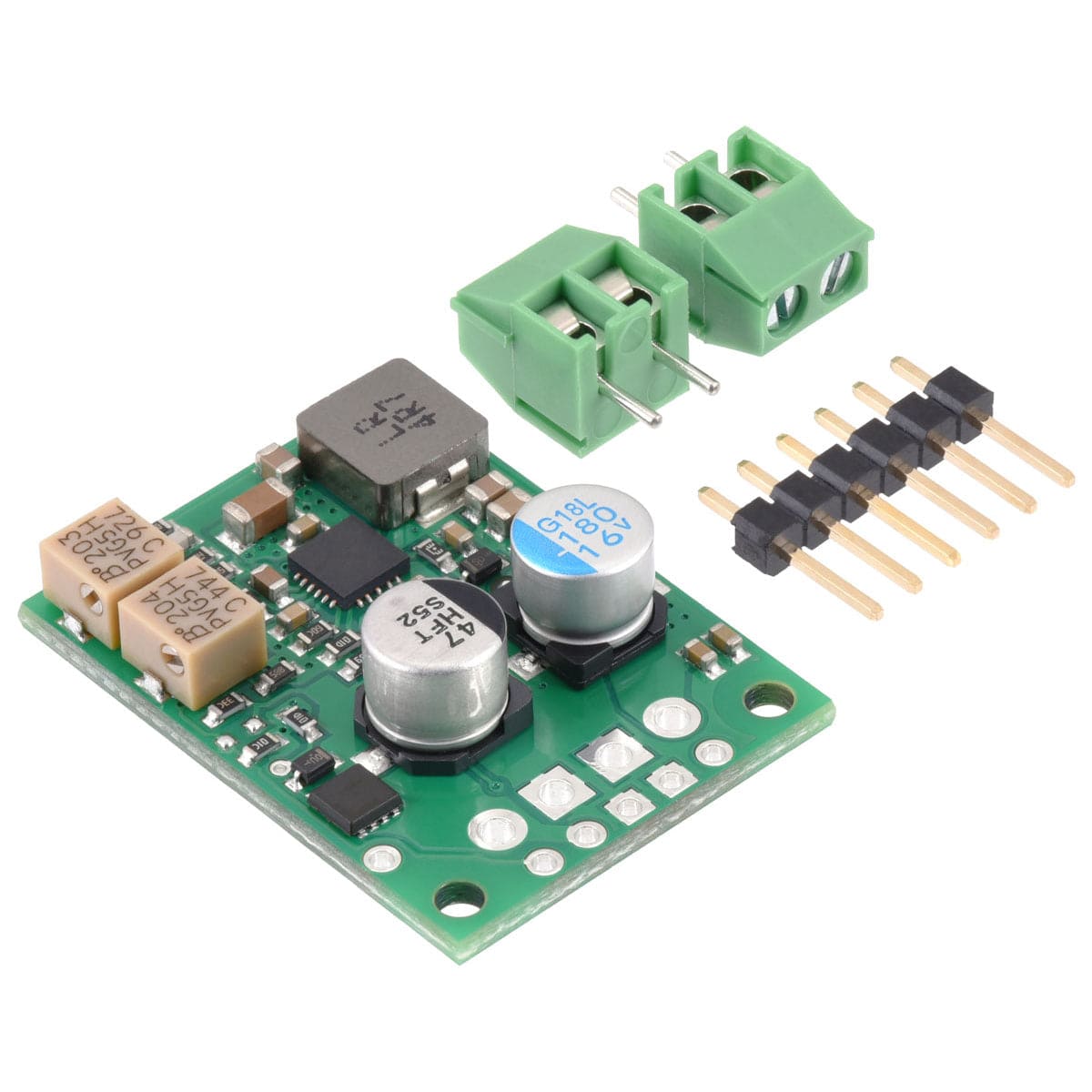Pololu 4.2-15V 3.3A Fine-Adjust Step-Down Voltage Regulator with Adjustable Low-Voltage Cutoff (D30V33MASCMA) - The Pi Hut