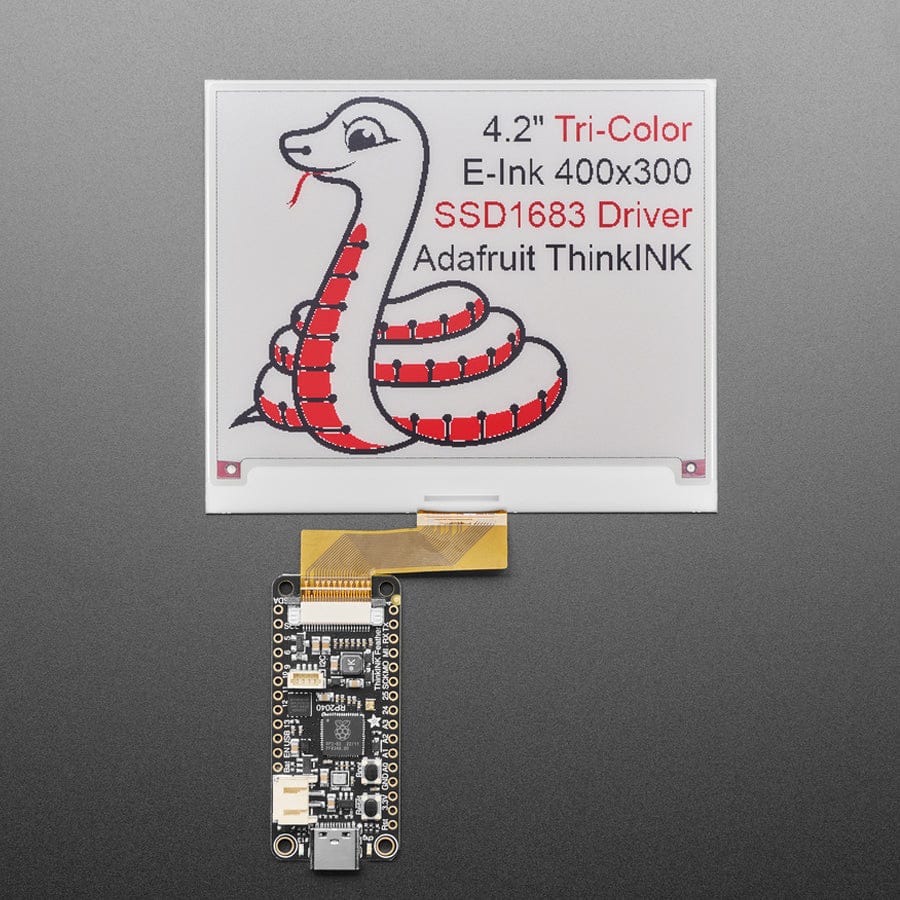 4.2" 300x400 Tri-Colour eInk / ePaper - Bare Display - SSD1683 by Adafruit - The Pi Hut