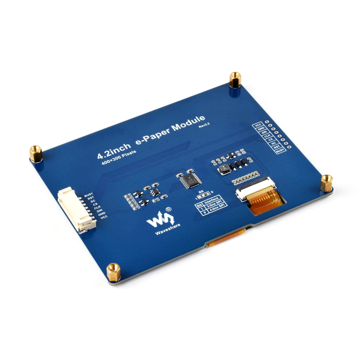 4.2" Quad Colour E-Paper Display Module (400 x 300) - The Pi Hut