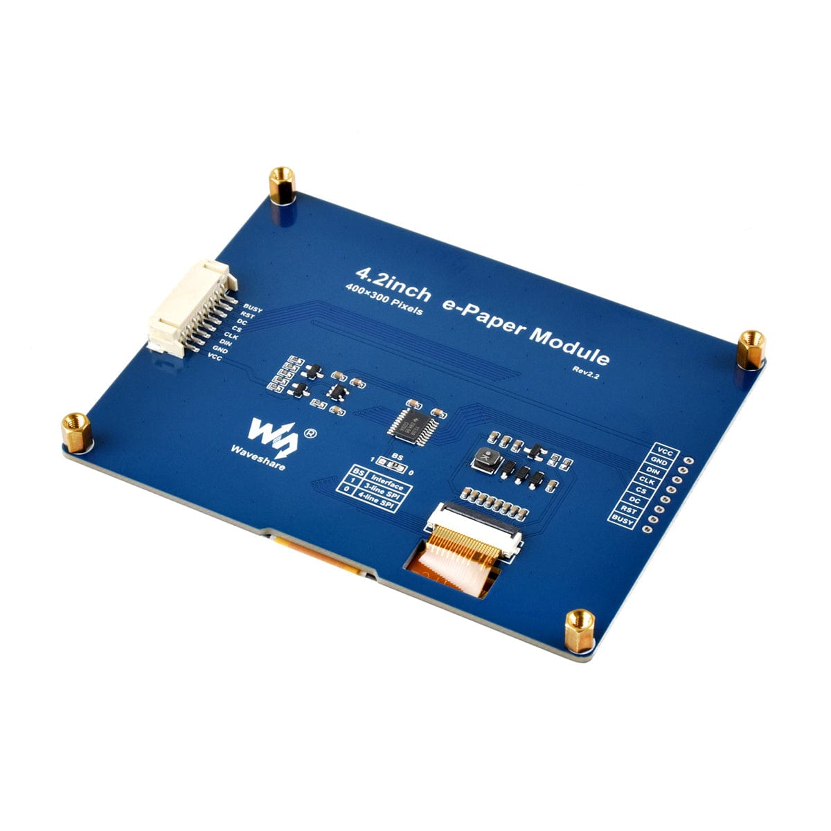 4.2" Quad Colour E-Paper Display Module (400 x 300) - The Pi Hut