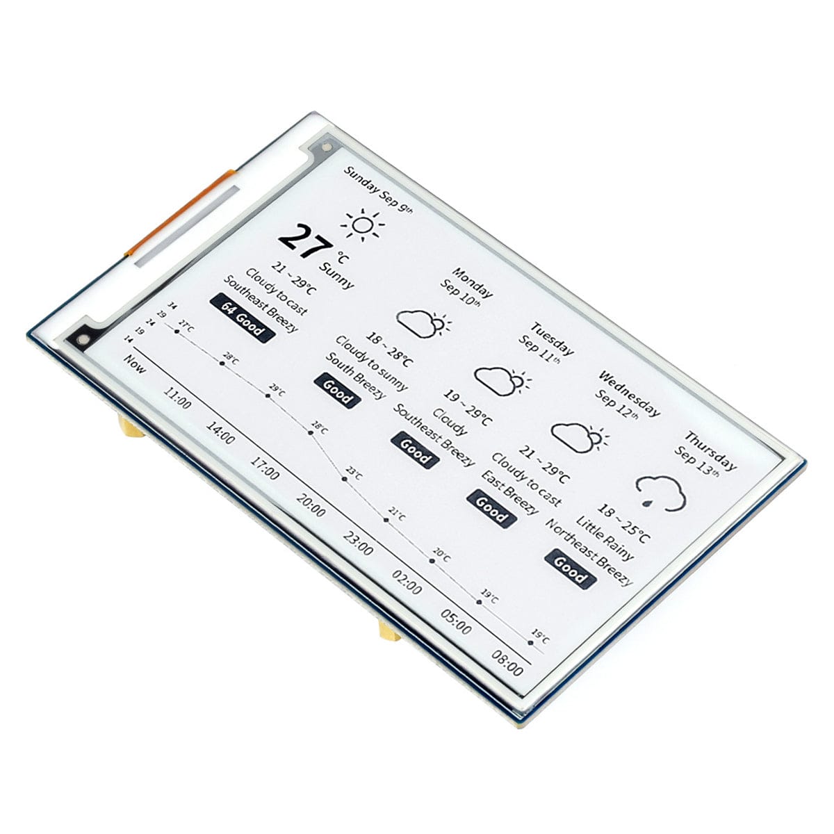 4.26" E-Paper Display HAT (800x480) by Waveshare - The Pi Hut