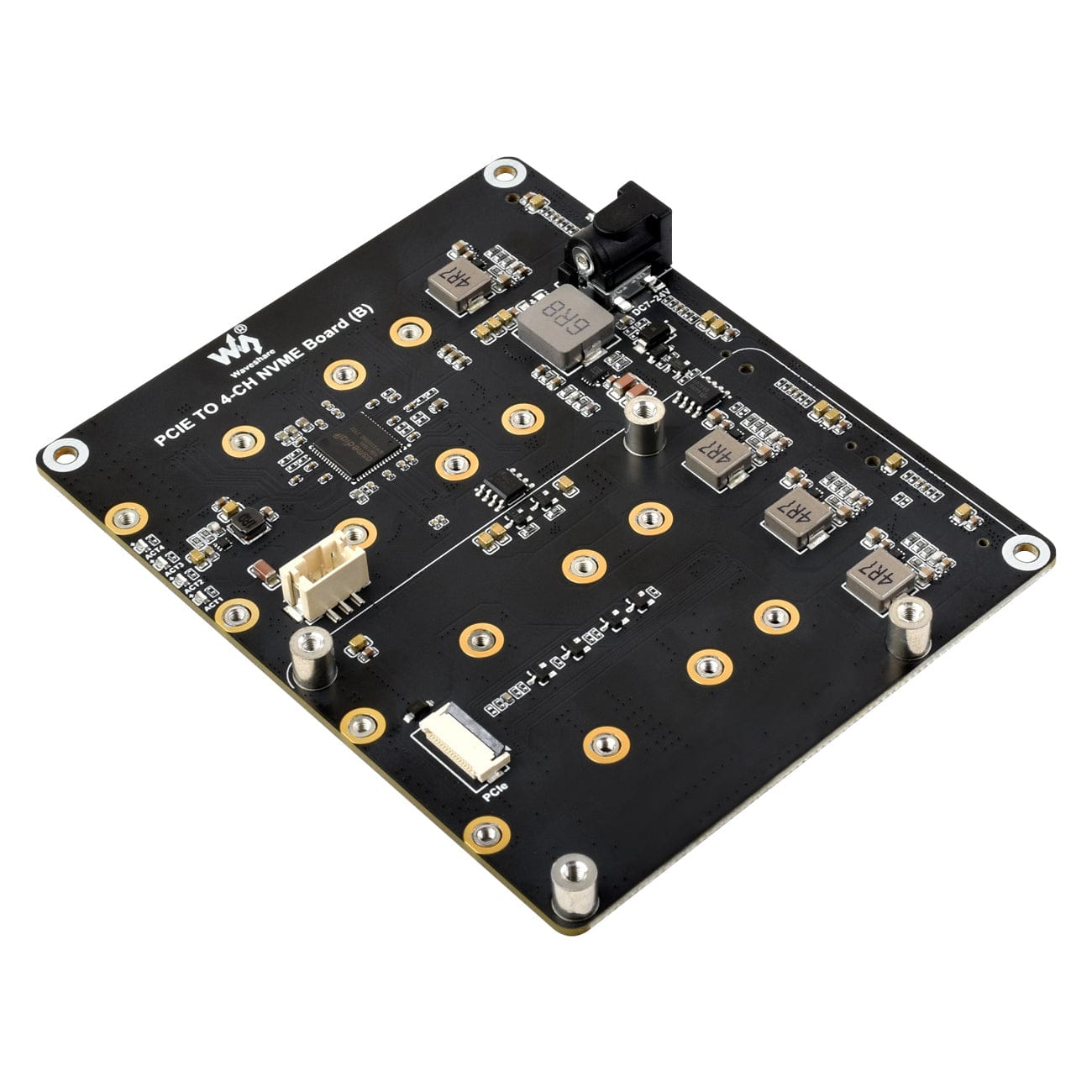 4-Channel M.2 Adapter for Raspberry Pi 5 by Waveshare - The Pi Hut