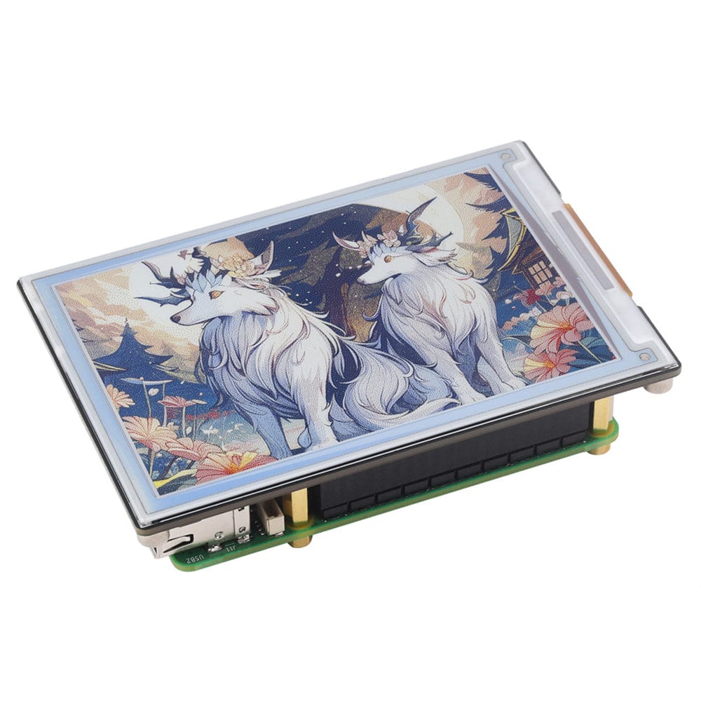 4" Full-Colour E-Paper Display HAT+ for Raspberry Pi (600x400) by Waveshare - The Pi Hut