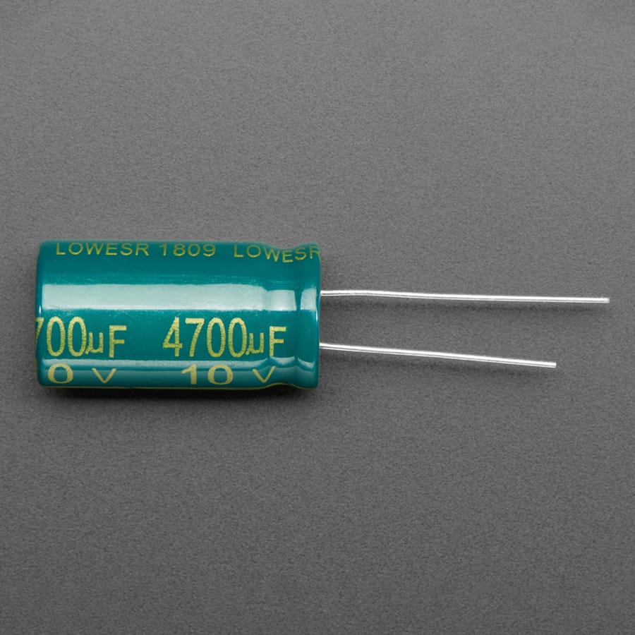 4700uF 10v Electrolytic Capacitor by Adafruit - The Pi Hut