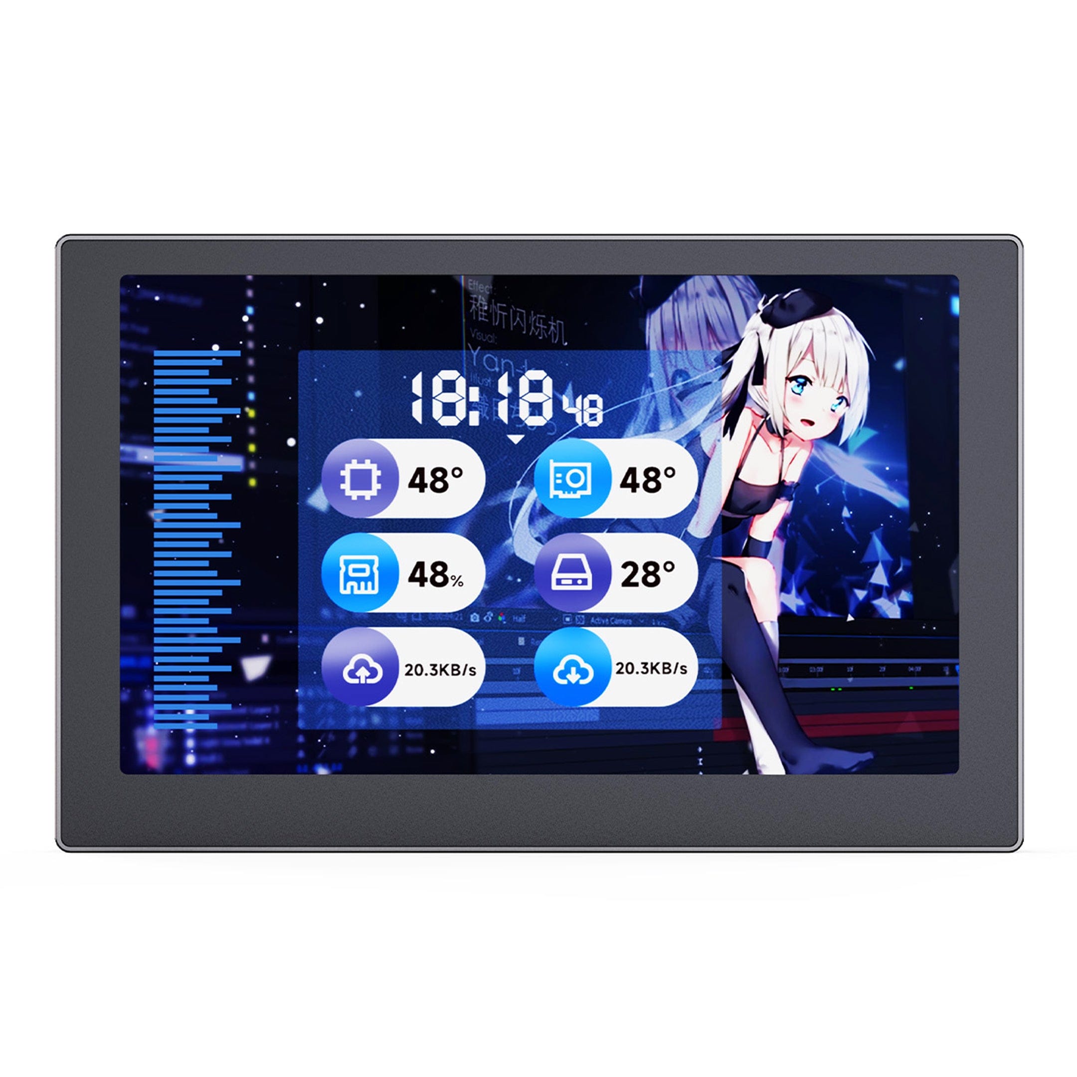 5" USB IPS Monitor (800 x 480) by Waveshare - The Pi Hut