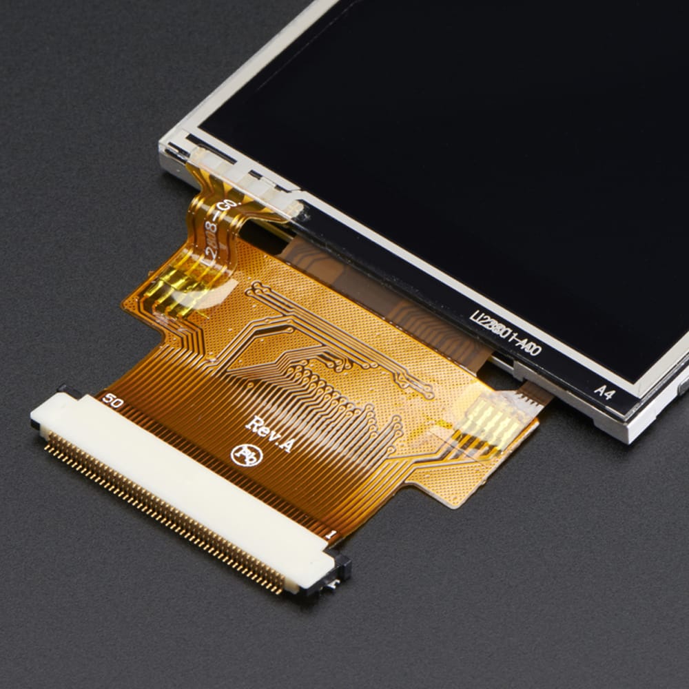 50-pin 0.5mm pitch top-contact FPC SMT Connector by Adafruit - The Pi Hut