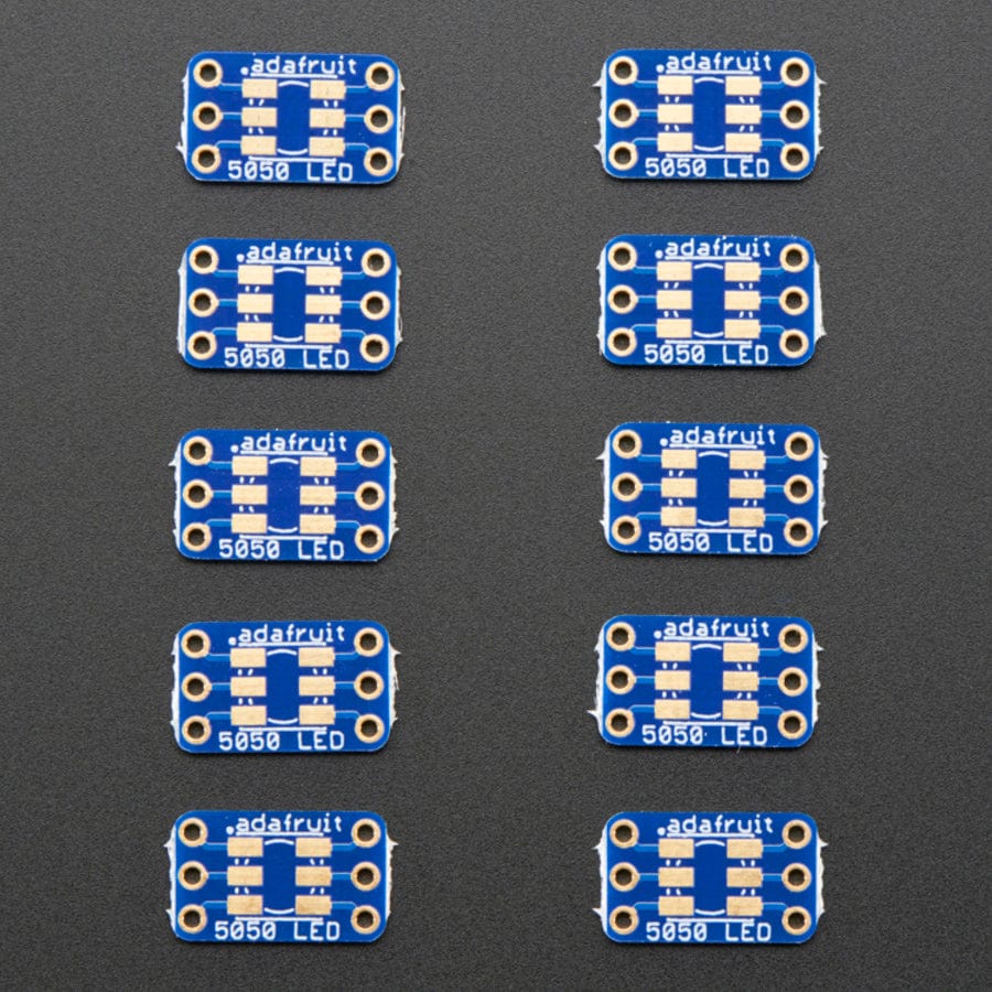 5050 LED breakout PCB - 10 pack! by Adafruit - The Pi Hut