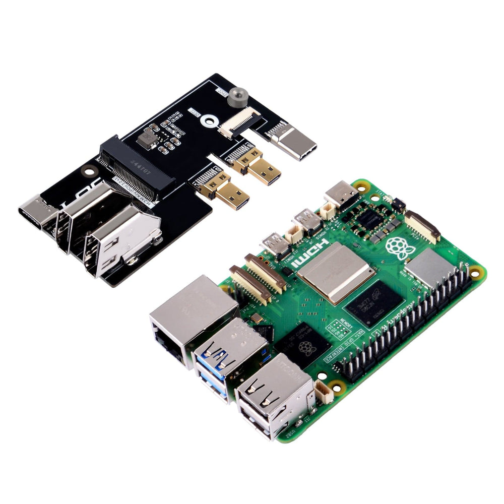 52Pi M.2 Multifunctional Adapter for Raspberry Pi 5 by 52Pi - The Pi Hut