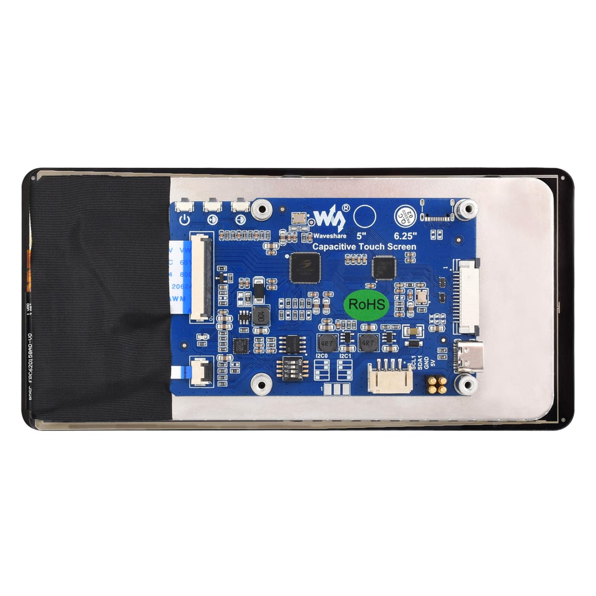 6.25" IPS DSI Capacitive Touch Display (720 x 1560) by Waveshare - The Pi Hut