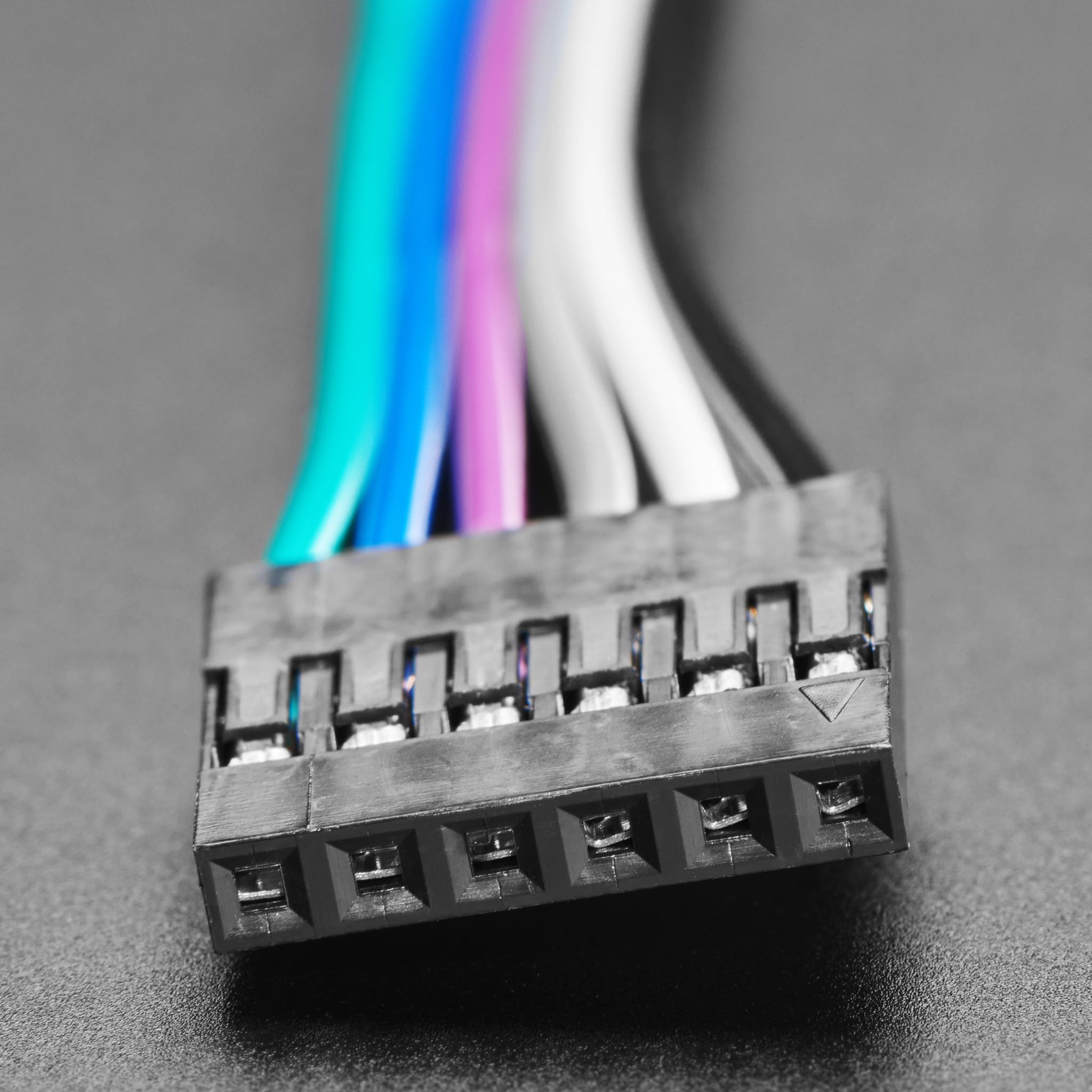 6-Conductor 0.1" Socket-Socket Cable (6" long) by Adafruit - The Pi Hut