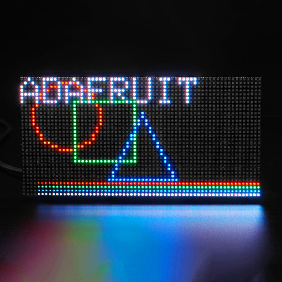 64x32 RGB LED Matrix - 2.5mm pitch by Adafruit - The Pi Hut