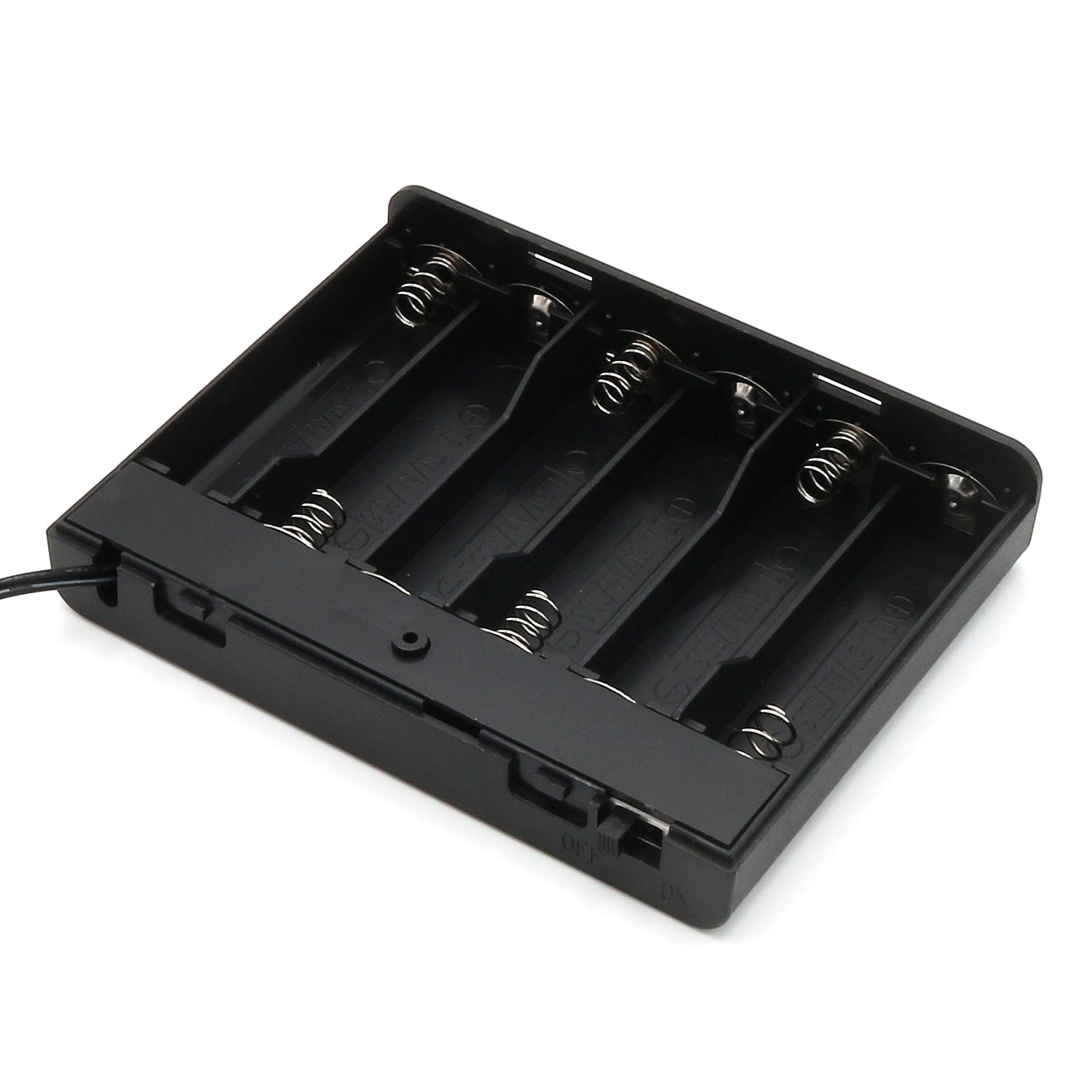6xAA Battery Holder with DC Barrel Jack and ON/OFF Switch by The Pi Hut - The Pi Hut