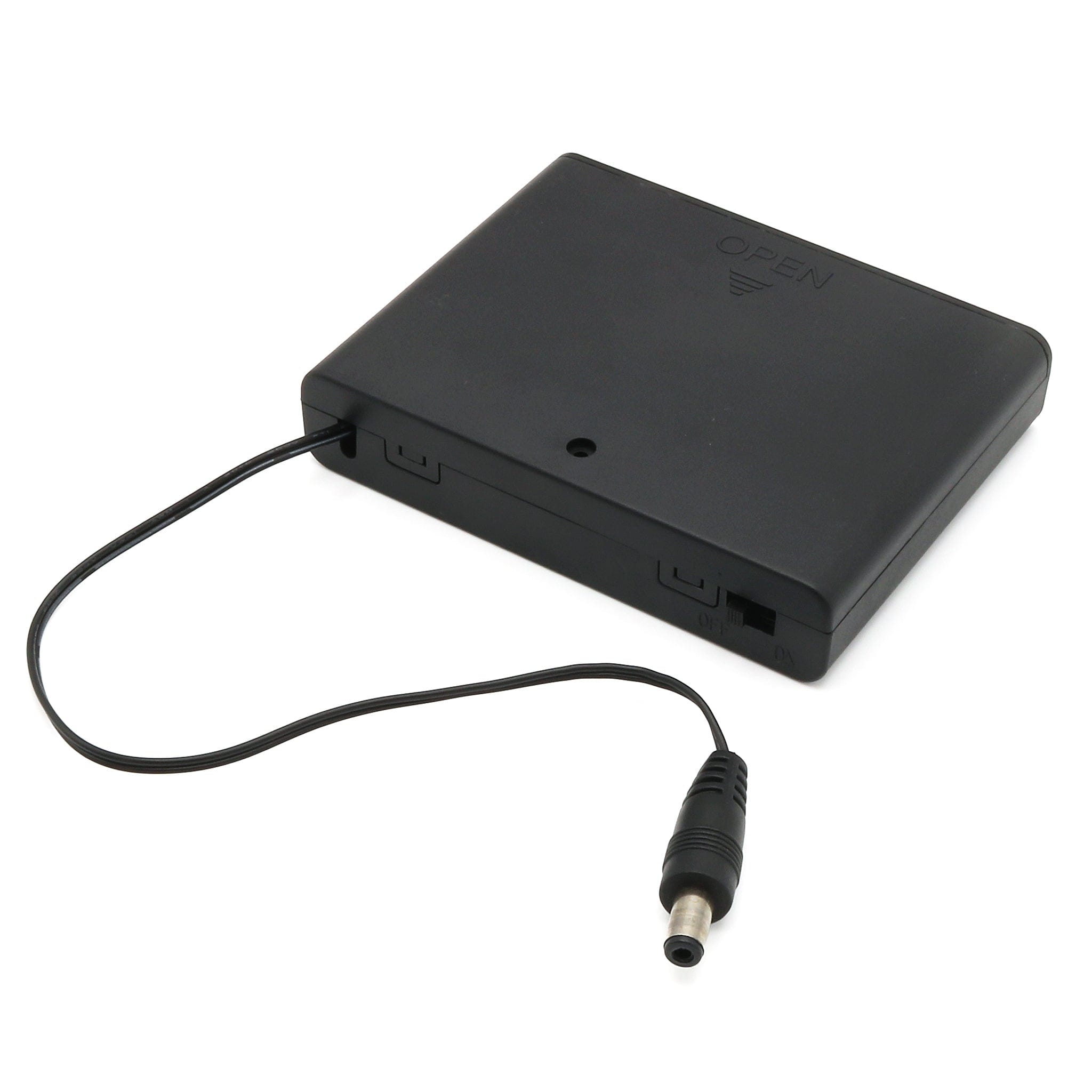 6xAA Battery Holder with DC Barrel Jack and ON/OFF Switch by The Pi Hut - The Pi Hut
