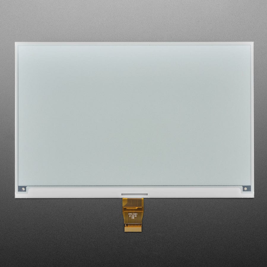 7.5" 800x480 Monochrome eInk / ePaper - Bare Display - UC8197 Chipset by Adafruit - The Pi Hut