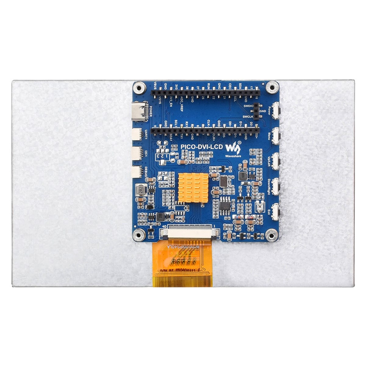 7" IPS DVI Display Module for Raspberry Pi Pico by Waveshare - The Pi Hut