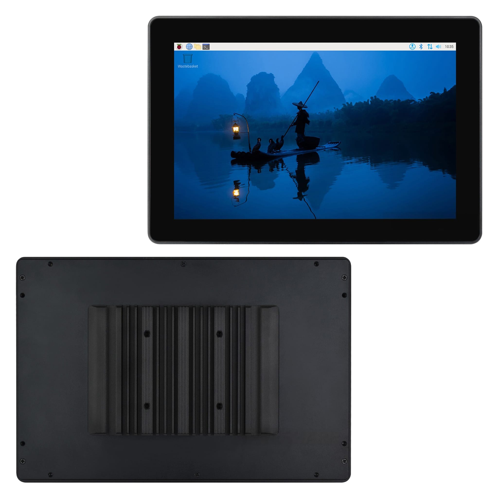 8" IPS Display + Aluminium Enclosure for Raspberry Pi by Waveshare - The Pi Hut