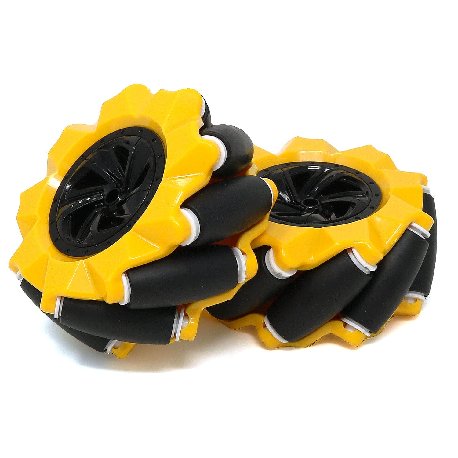 80mm Mecanum Wheel Set with Hubs by The Pi Hut - The Pi Hut