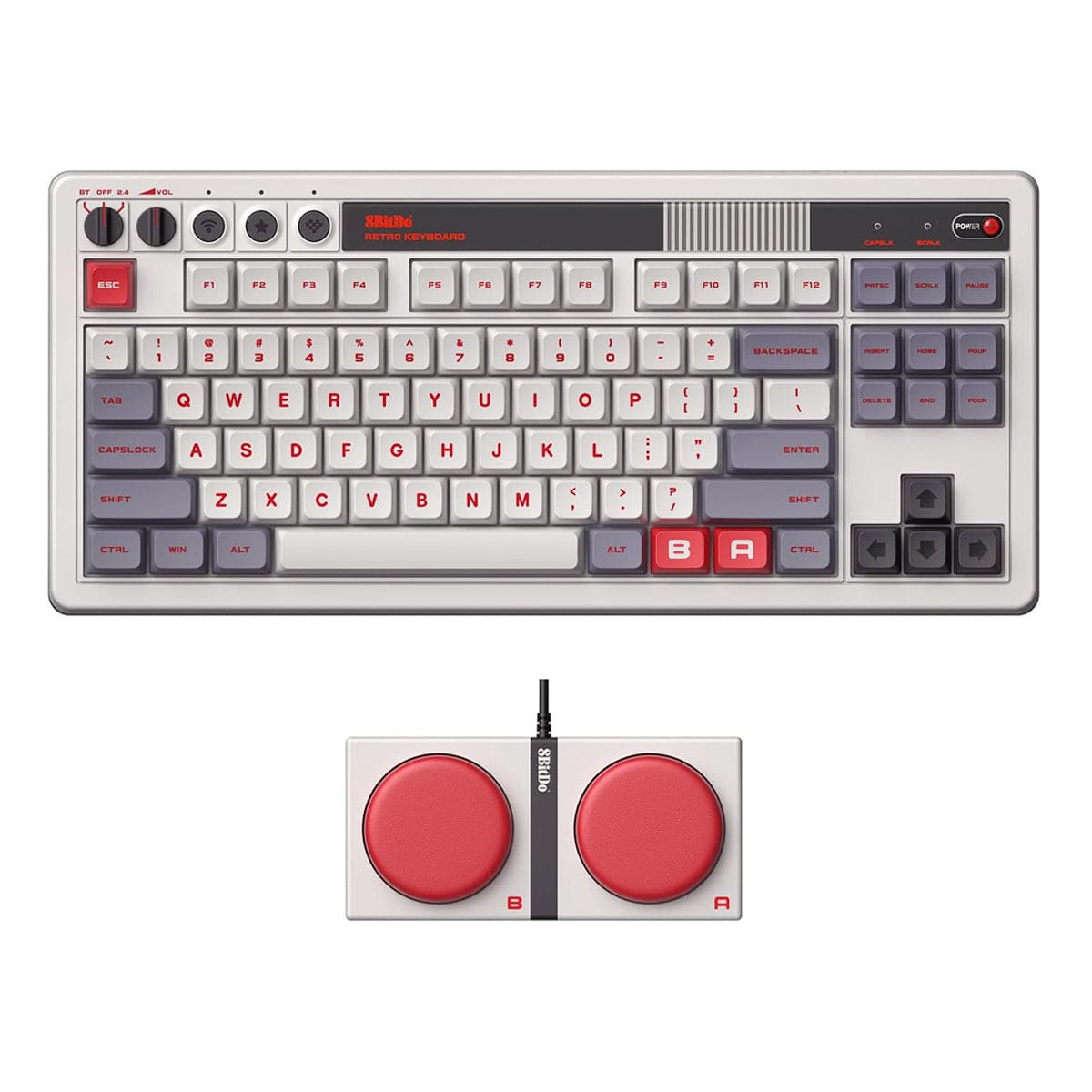 8BitDo Retro Mechanical Keyboard by 8BitDo - The Pi Hut