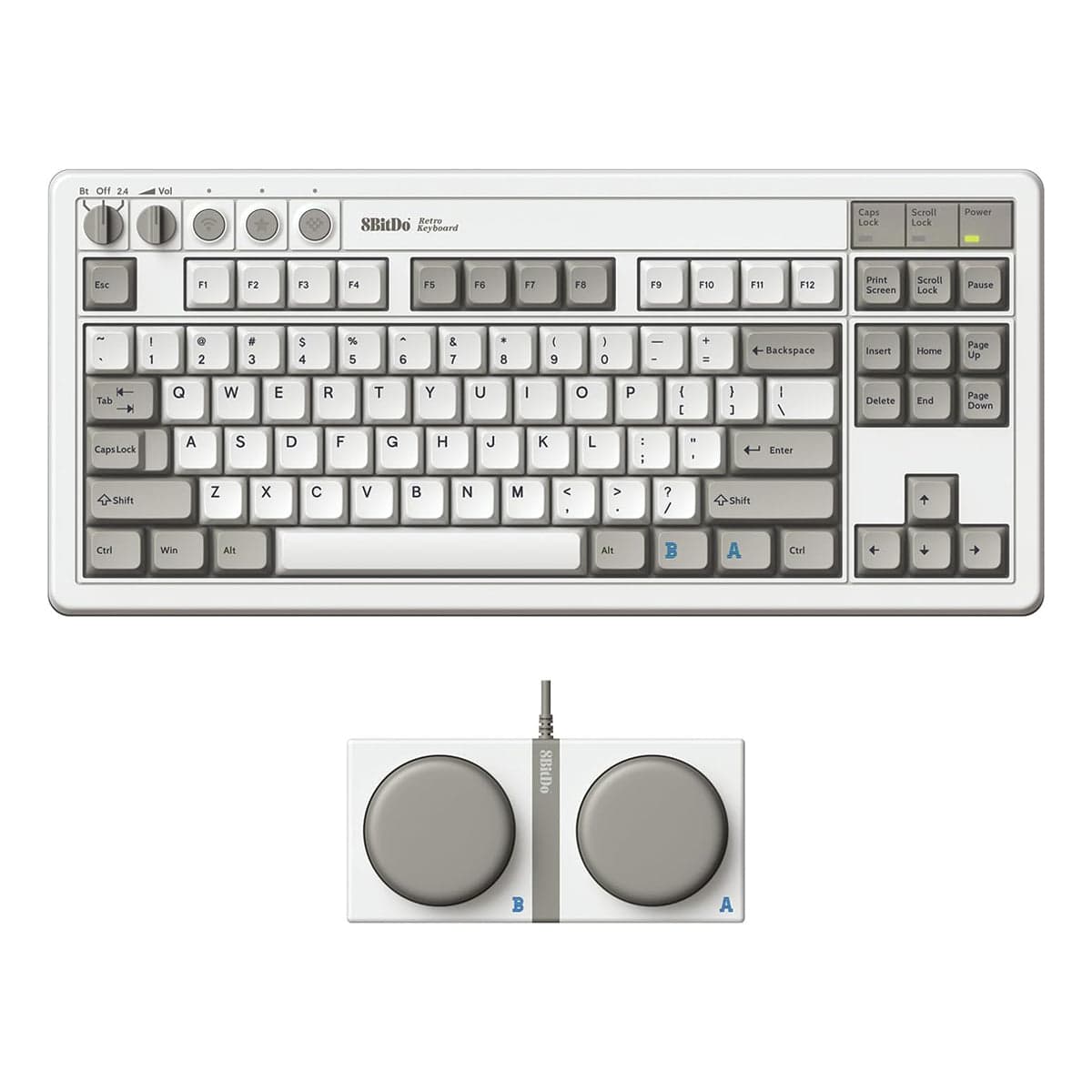 8BitDo Retro Mechanical Keyboard by 8BitDo - The Pi Hut
