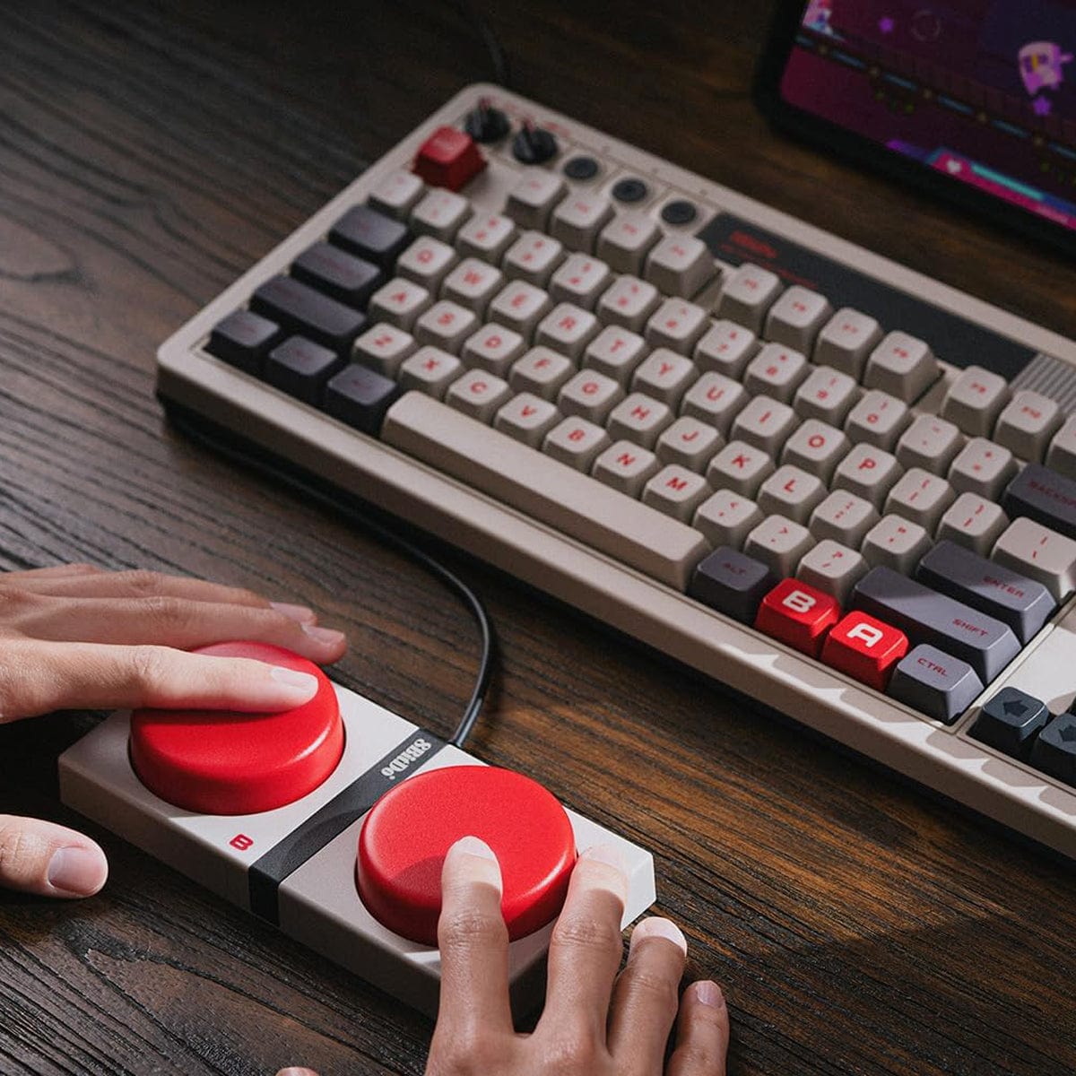8BitDo Retro Mechanical Keyboard by 8BitDo - The Pi Hut