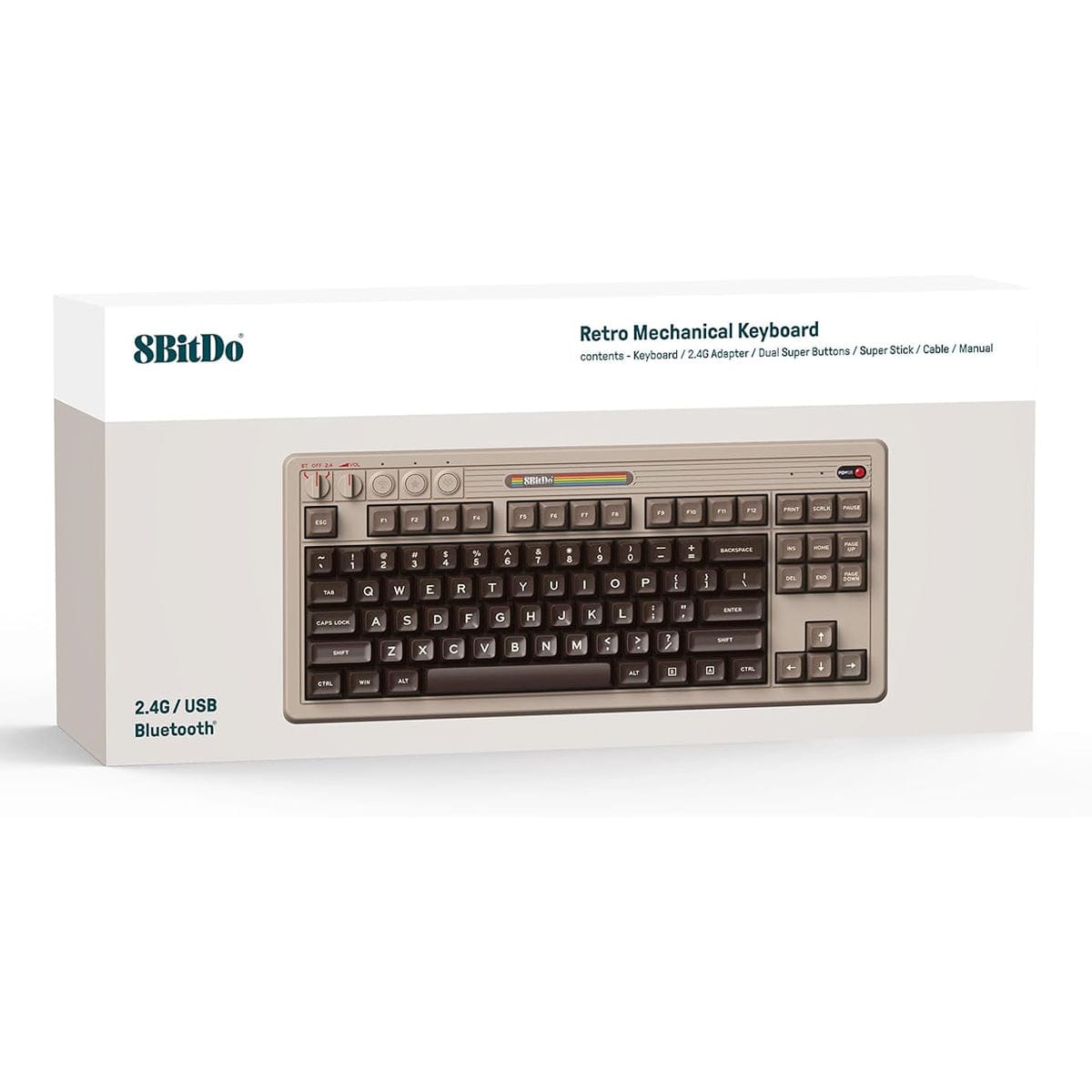 8BitDo Retro Mechanical Keyboard by 8BitDo - The Pi Hut