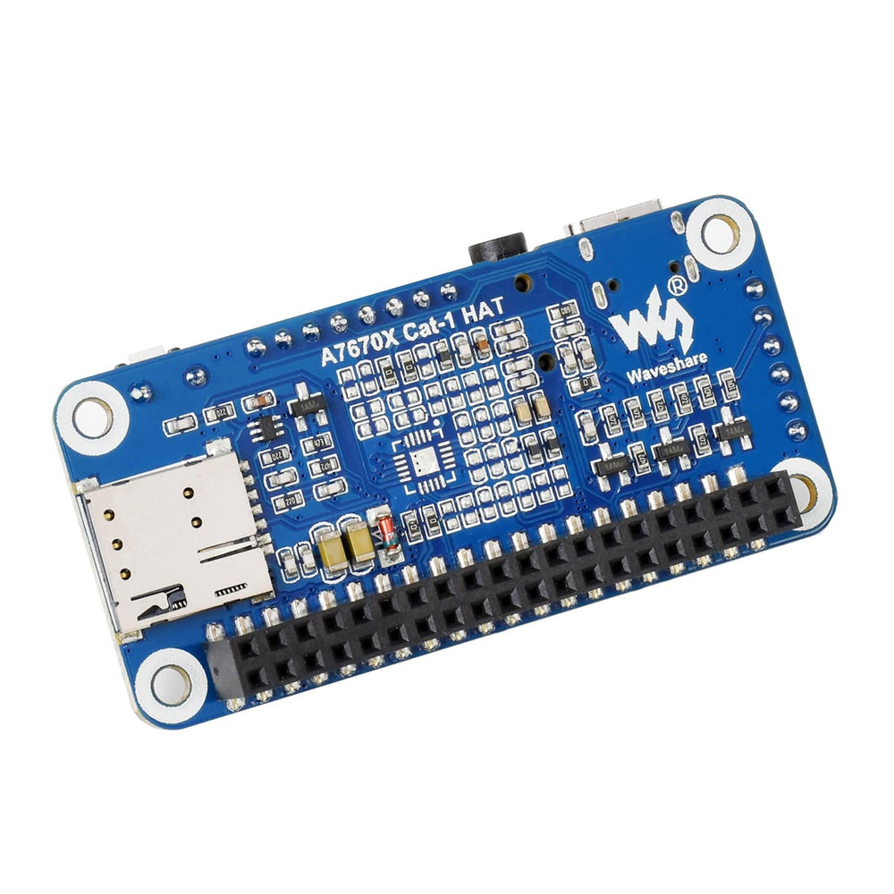 A7670E LTE Cat-1 HAT for Raspberry Pi (2G/GSM/GPRS) by Waveshare - The Pi Hut