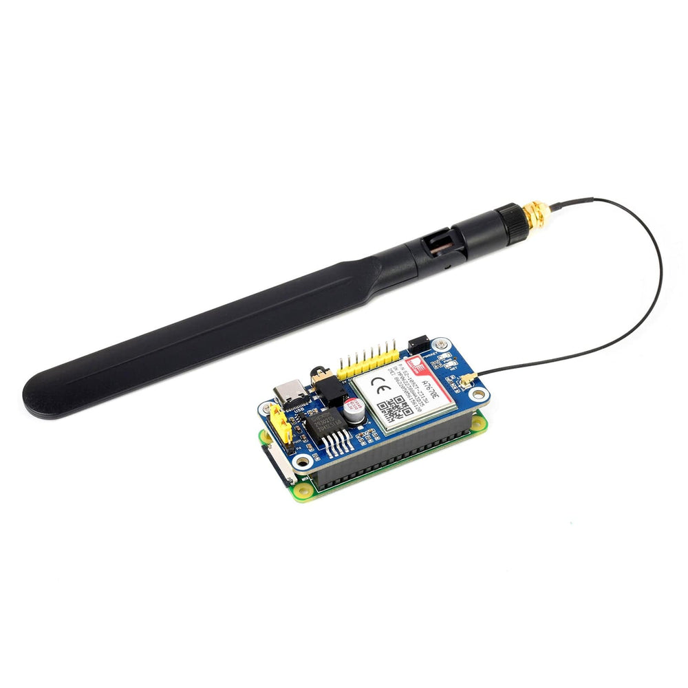 A7670E LTE Cat-1 HAT for Raspberry Pi (2G/GSM/GPRS) by Waveshare - The Pi Hut