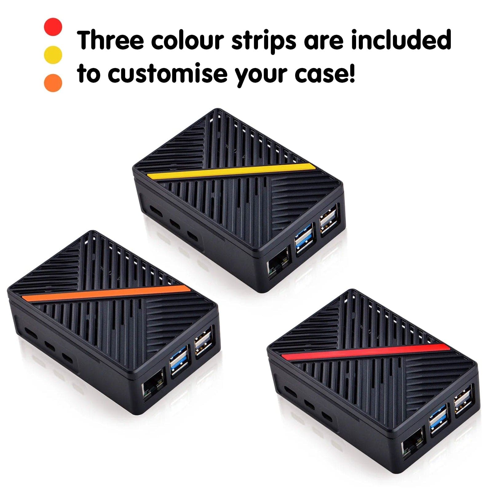 ABS Fan Case for Raspberry Pi 5 by 52Pi - The Pi Hut