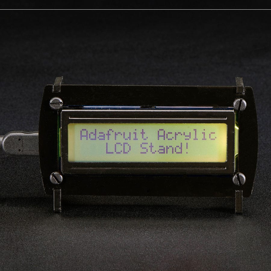 Acrylic Stand for 16 x 2 Character LCD by Adafruit - The Pi Hut