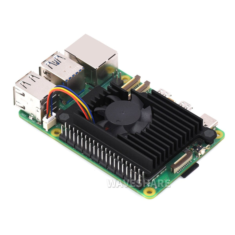 Active Cooling Heatsink for Raspberry Pi 5 by Waveshare - The Pi Hut