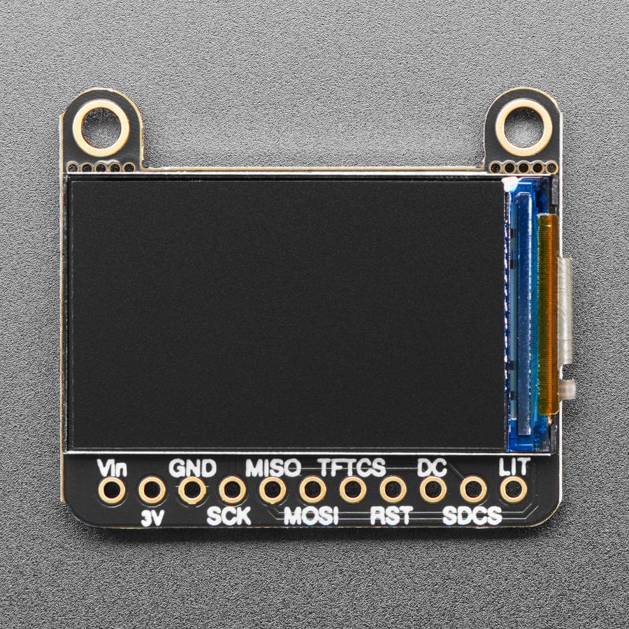 Adafruit 1.14" 240x135 Color TFT Display + MicroSD Card Breakout - ST7789 by Adafruit - The Pi Hut