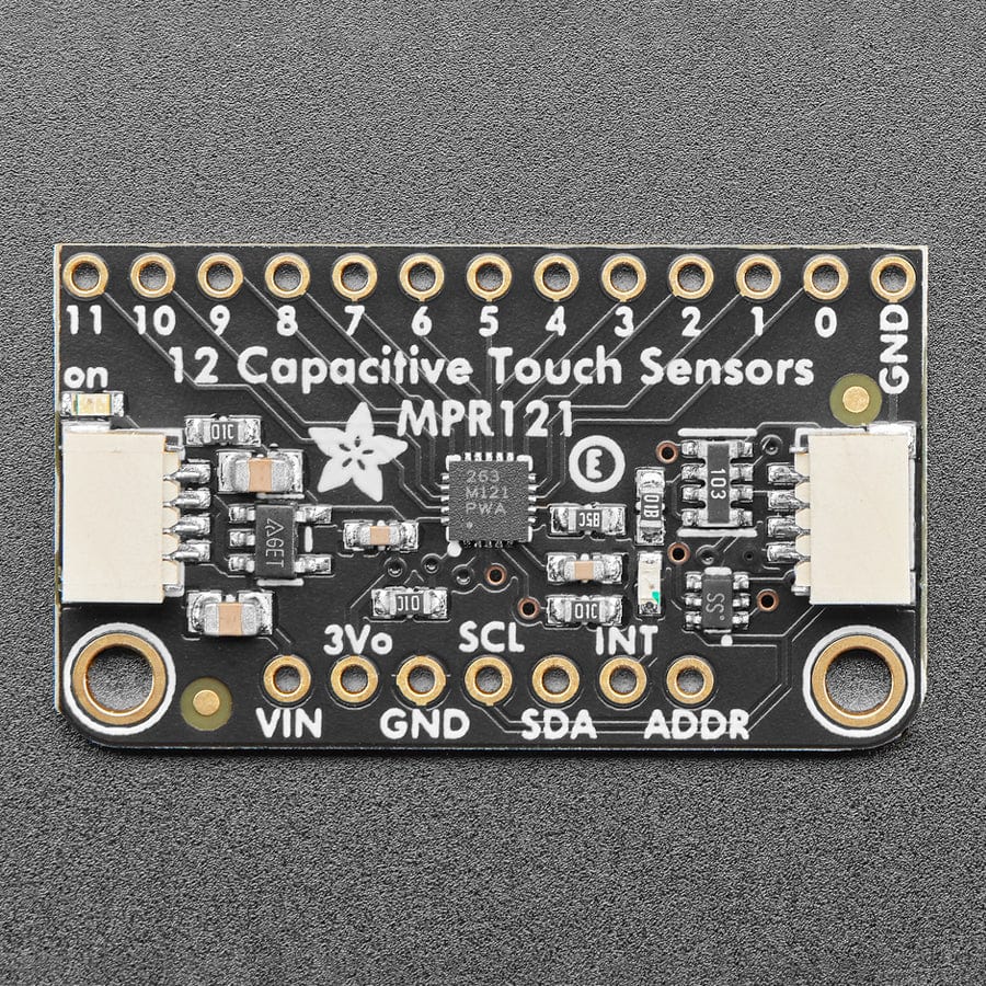 Adafruit 12-Key Capacitive Touch Sensor Breakout - MPR121 (STEMMA QT) by Adafruit - The Pi Hut