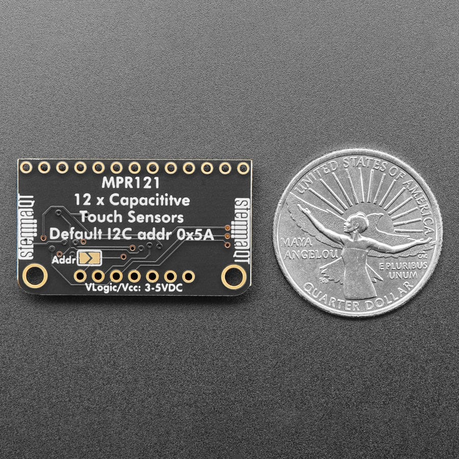 Adafruit 12-Key Capacitive Touch Sensor Breakout - MPR121 (STEMMA QT) by Adafruit - The Pi Hut
