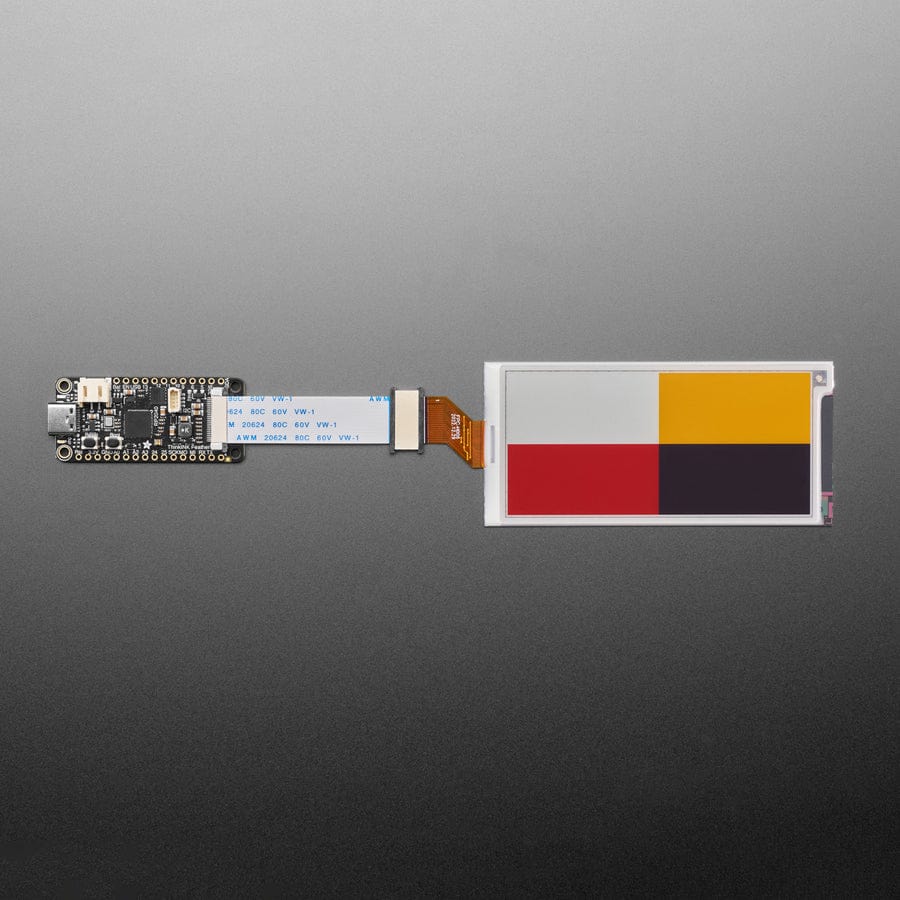 Adafruit 3.52" 340x180 Quad-Colour eInk / ePaper - Bare Display by Adafruit - The Pi Hut