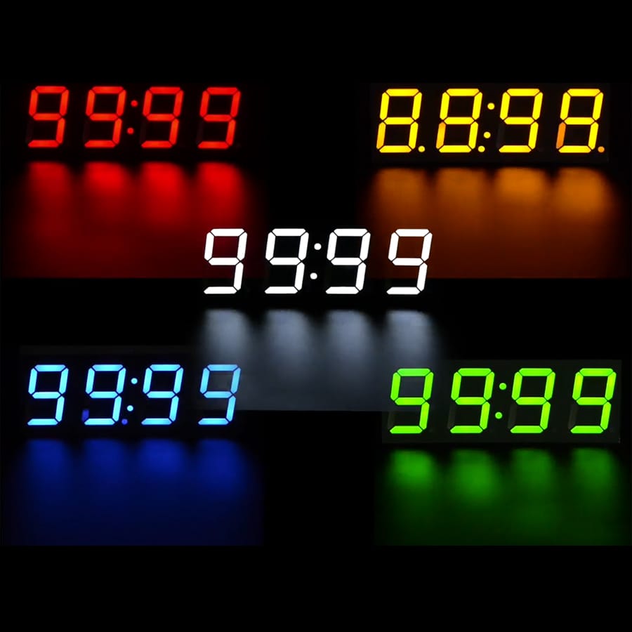 Adafruit 4-Digit 7-Segment LED Matrix Display FeatherWing by Adafruit - The Pi Hut