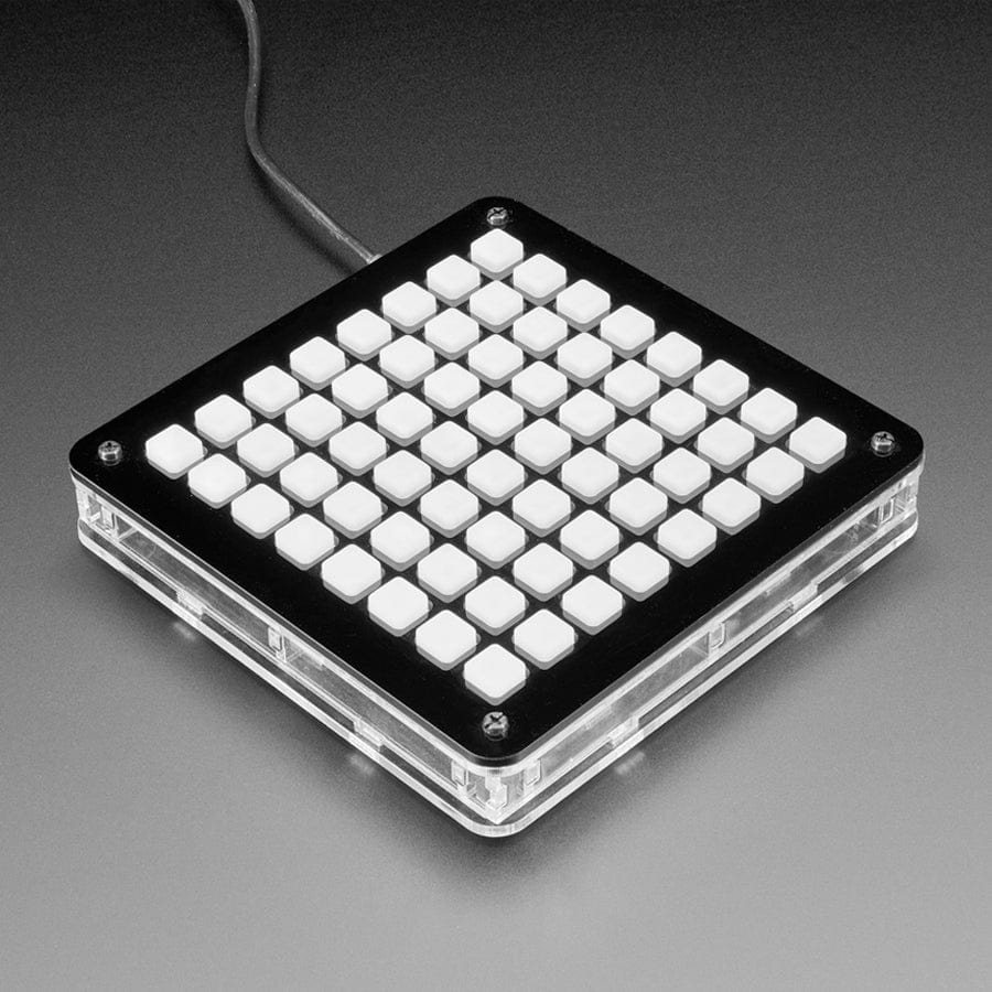 Adafruit 8 x 8 NeoTrellis Feather M4 Kit Pack by Adafruit - The Pi Hut