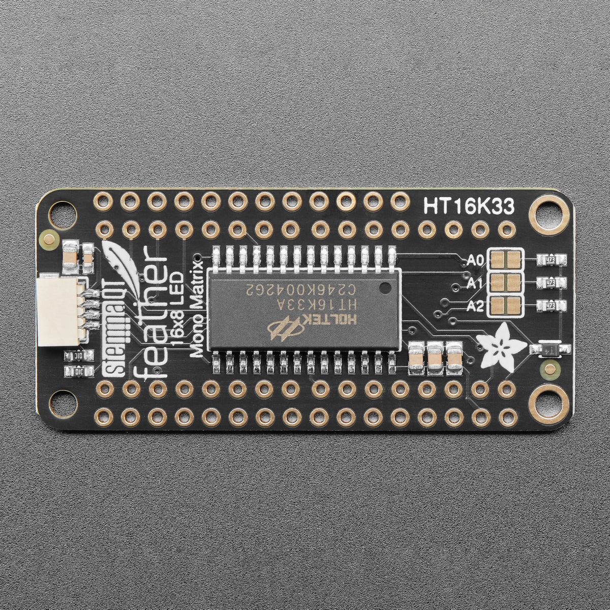 Adafruit 8x16 LED Matrix FeatherWing w/o Matrices by Adafruit - The Pi Hut