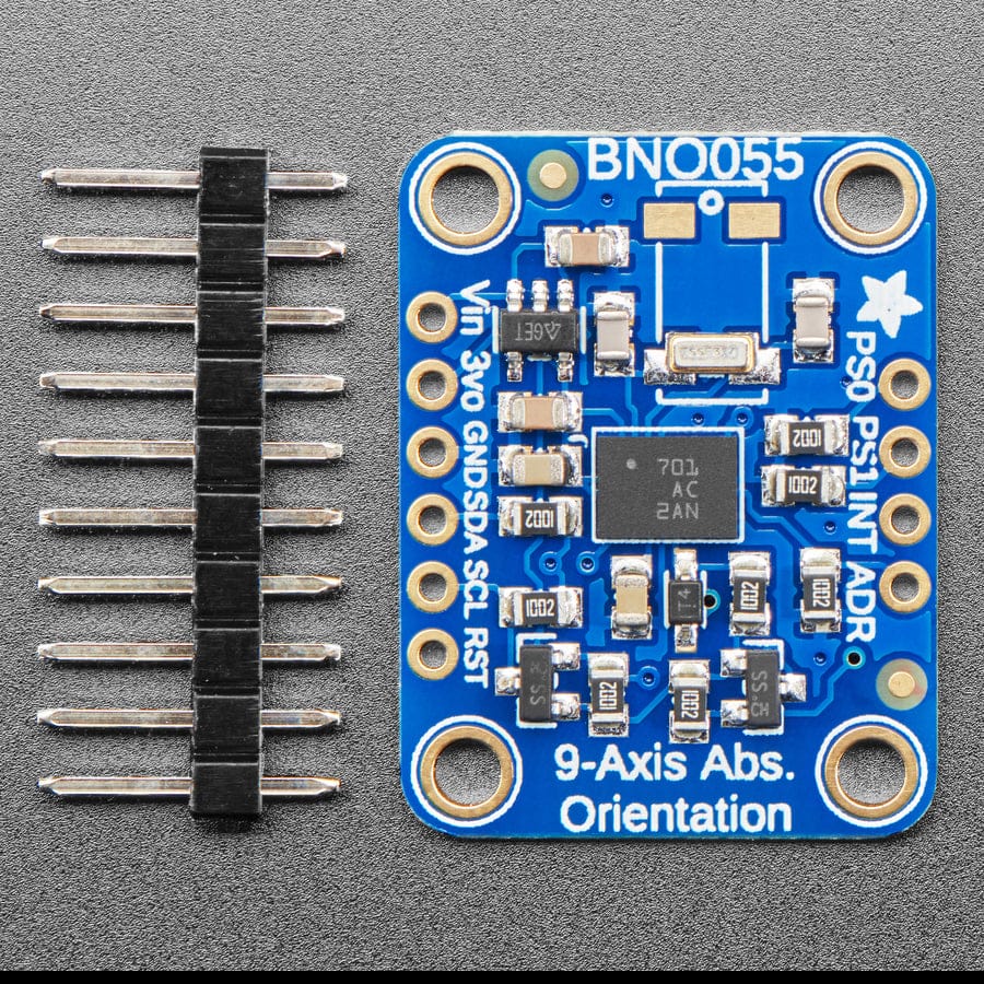 Adafruit 9-DOF Absolute Orientation IMU Fusion Breakout - BNO055 by Adafruit - The Pi Hut