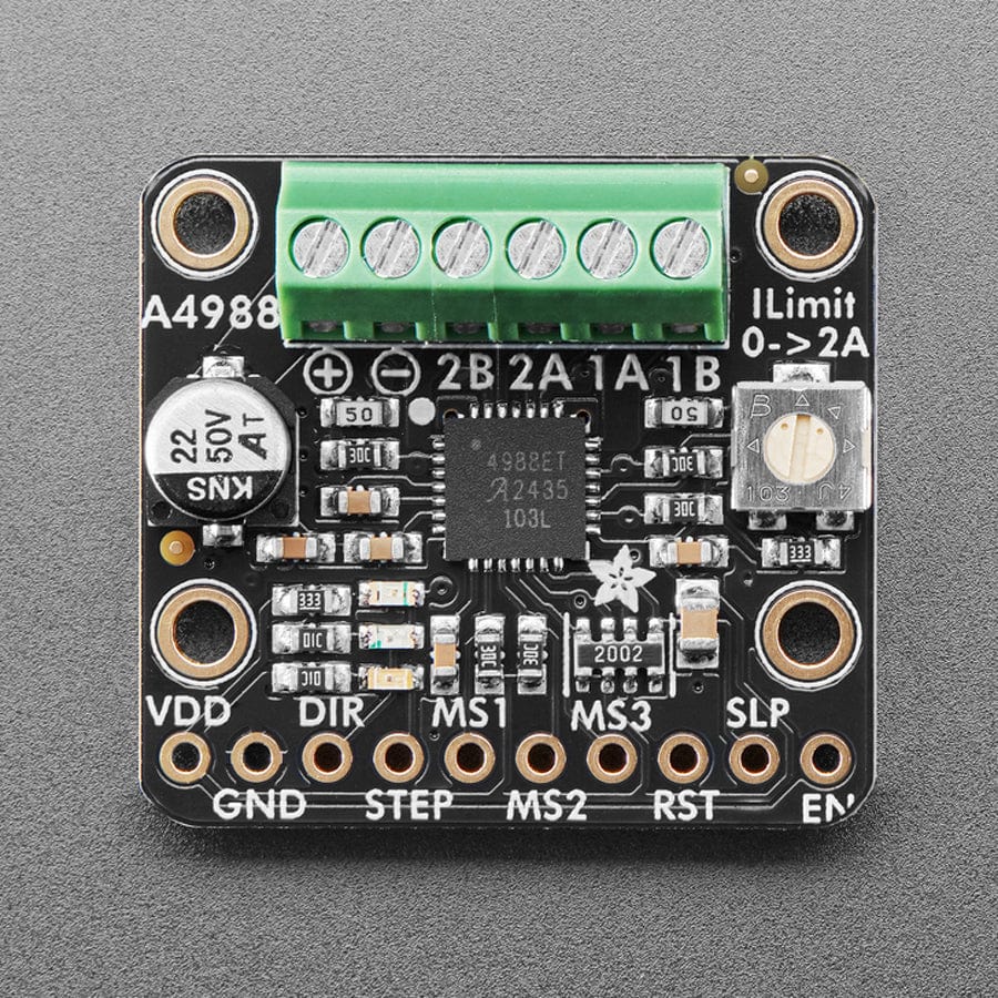 Adafruit A4988 Stepper Motor Driver Breakout Board by Adafruit - The Pi Hut