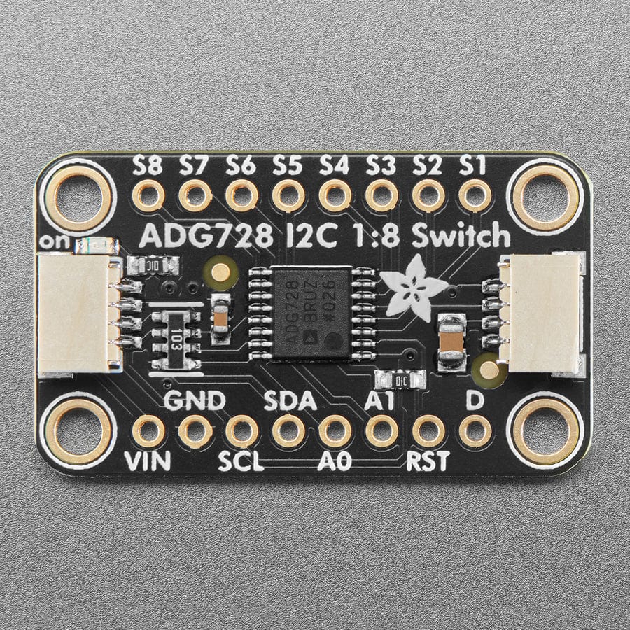 Adafruit ADG728 1-to-8 Analogue Matrix Switch - Stemma QT by Adafruit - The Pi Hut