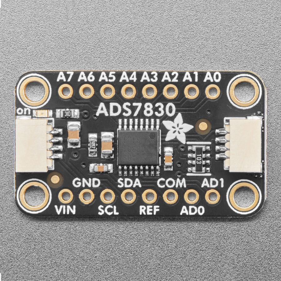 Adafruit ADS7830 8-Channel 8-Bit ADC with I2C - STEMMA QT / Qwiic - The Pi Hut