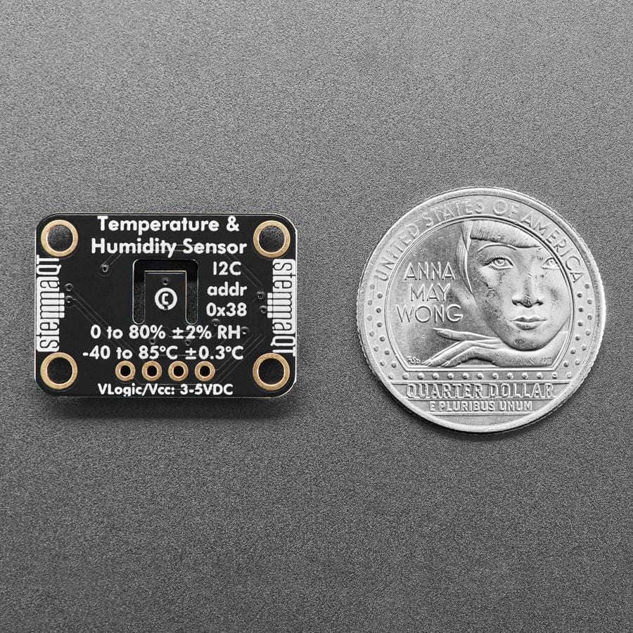 Adafruit AHT20 - Temperature & Humidity Sensor Breakout Board - STEMMA QT / Qwiic by Adafruit - The Pi Hut