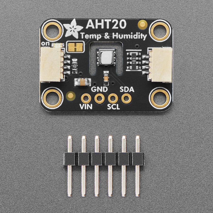 Adafruit AHT20 - Temperature & Humidity Sensor Breakout Board - STEMMA QT / Qwiic by Adafruit - The Pi Hut