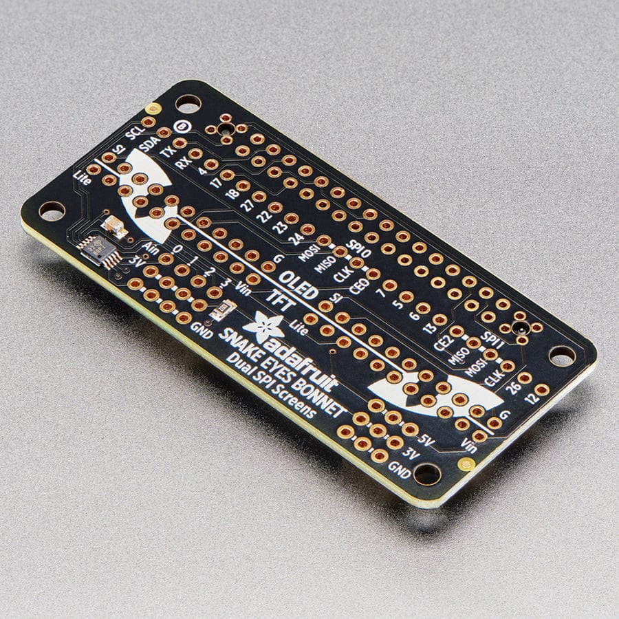 Adafruit Animated Eyes Bonnet for Raspberry Pi Mini Kit - Without Displays by Adafruit - The Pi Hut