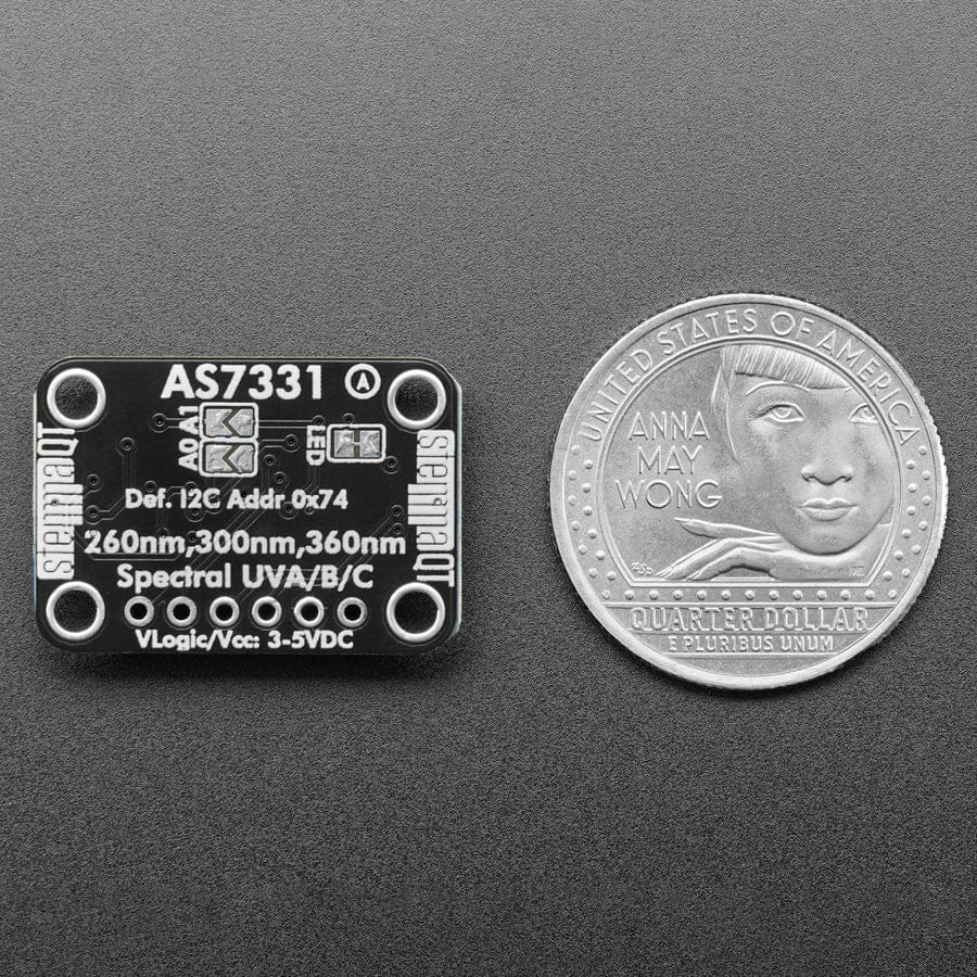 Adafruit AS7331 UV / UVA / UVB / UVC Sensor Breakout by Adafruit - The Pi Hut