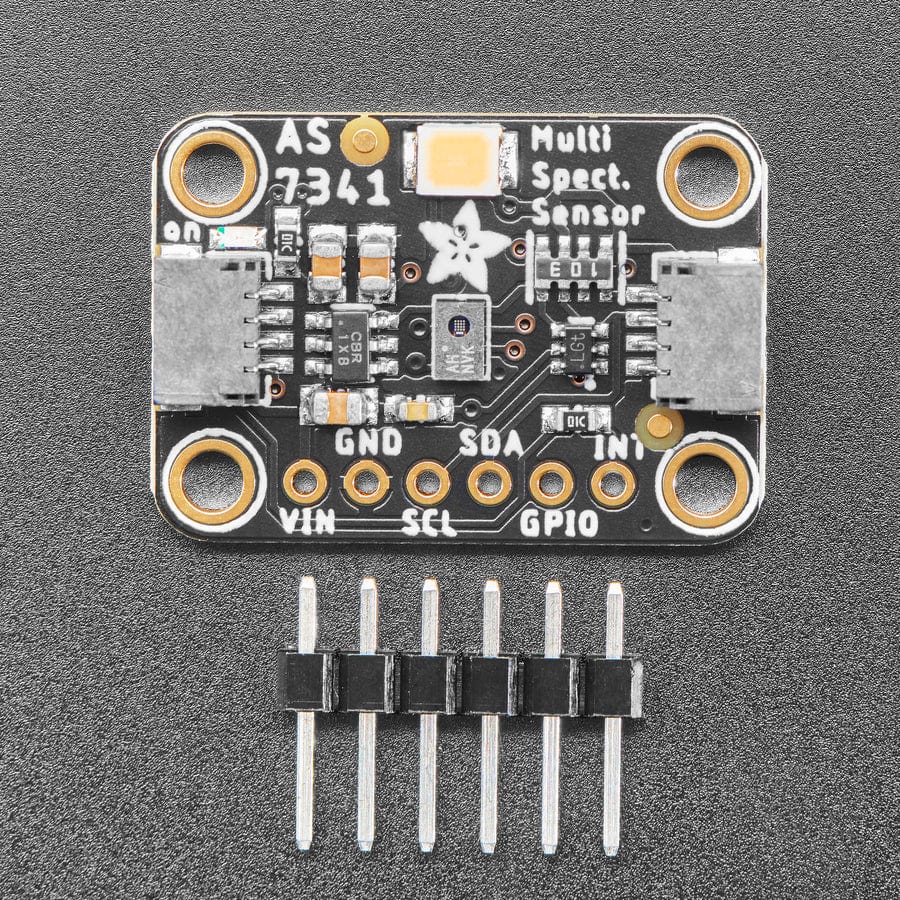 Adafruit AS7341 10-Channel Light / Colour Sensor Breakout (STEMMA QT / Qwiic) by Adafruit - The Pi Hut