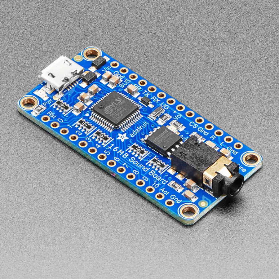 Adafruit Audio FX Sound Board - WAV/OGG Trigger with 16MB Flash by Adafruit - The Pi Hut