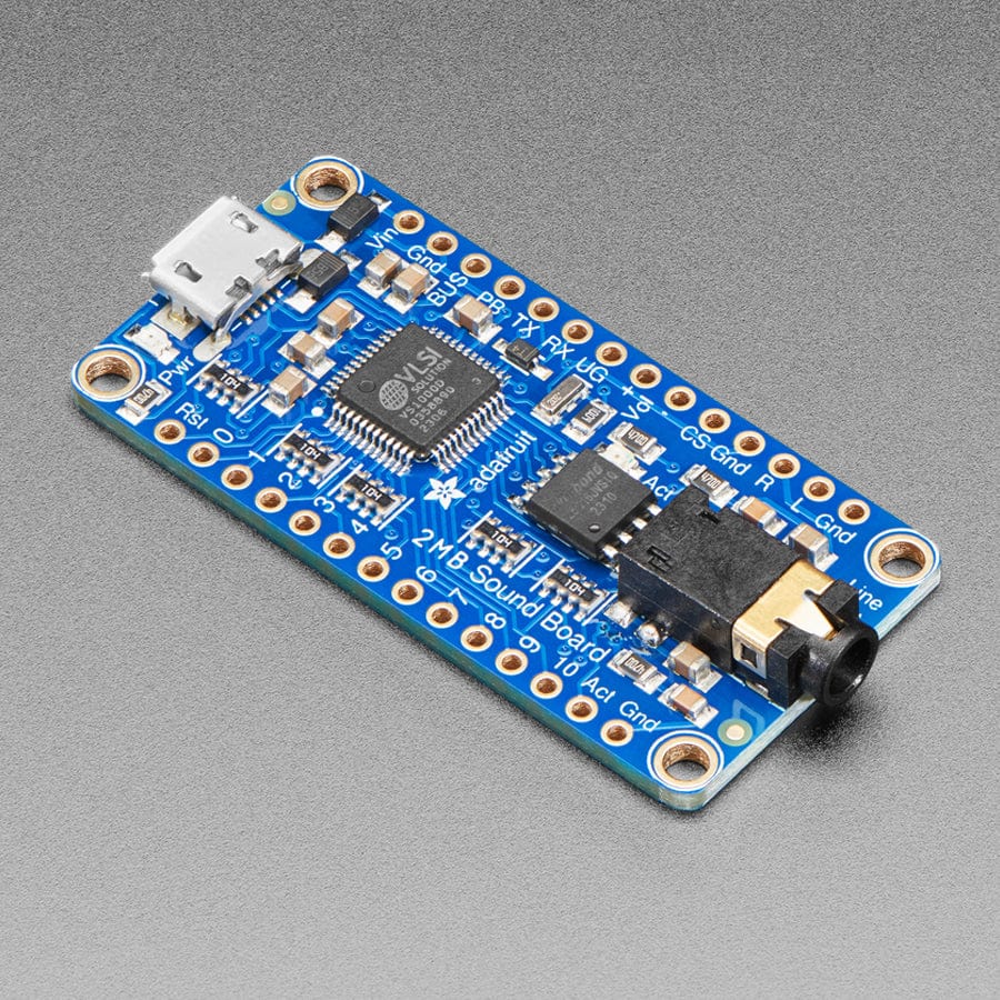 Adafruit Audio FX Sound Board - WAV/OGG Trigger with 2MB Flash by Adafruit - The Pi Hut