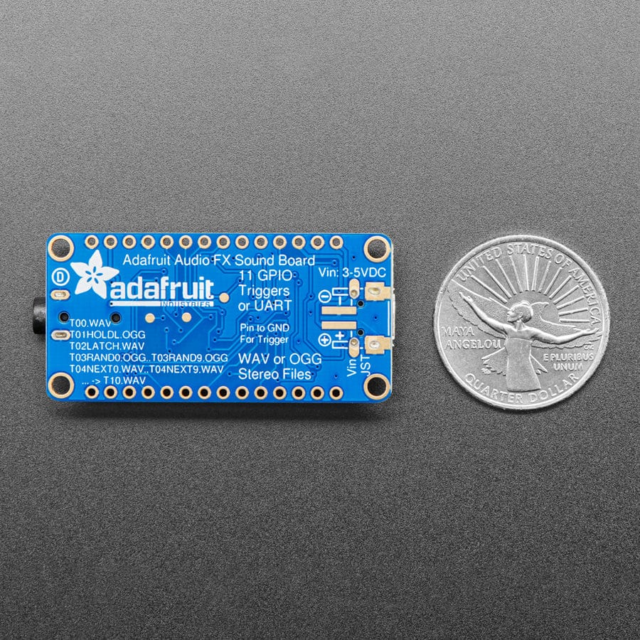 Adafruit Audio FX Sound Board - WAV/OGG Trigger with 2MB Flash by Adafruit - The Pi Hut