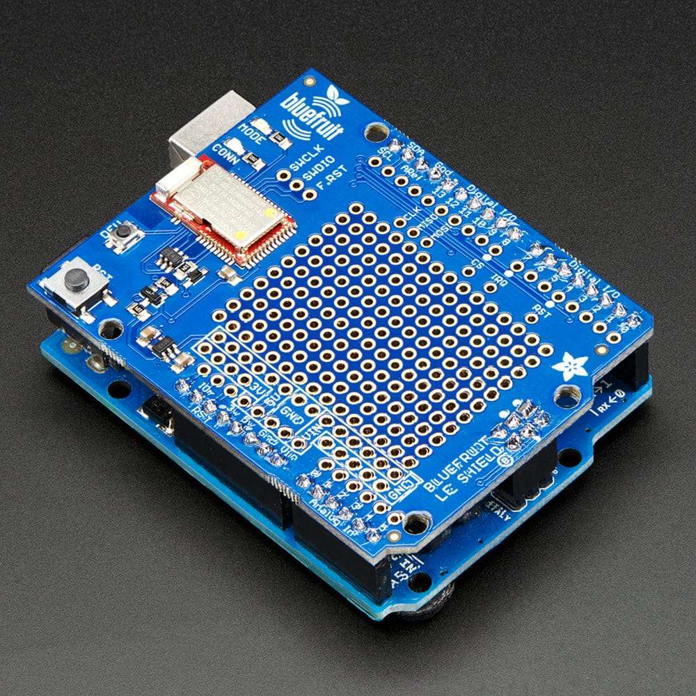 Adafruit Bluefruit LE Shield - Bluetooth LE for Arduino by Adafruit - The Pi Hut